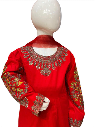 BB-1F Kidswear 3 piece suit cotton material with trousers