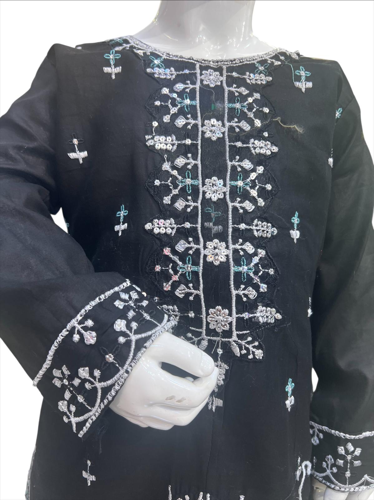 SF-1D Kidswear 3 piece suit cotton material with trousers