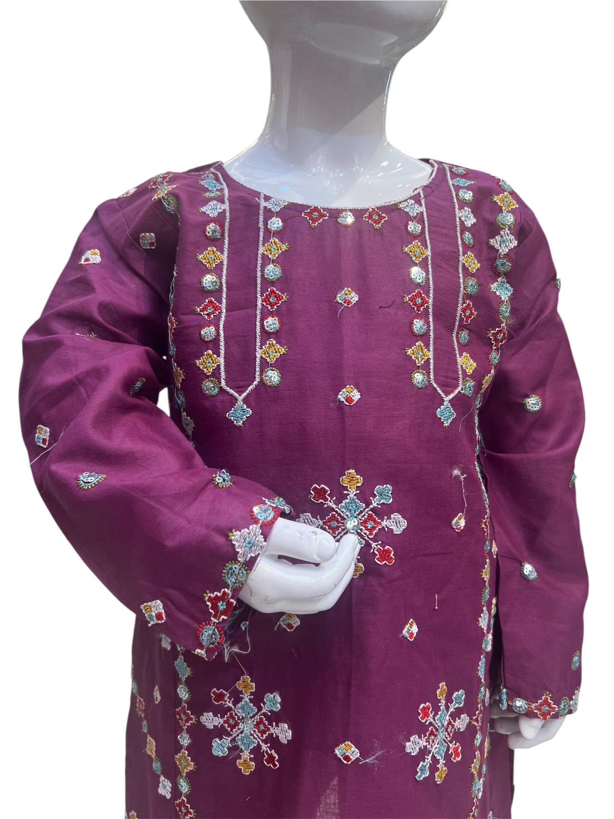 SF-1E Kidswear 3 piece suit cotton material with trousers