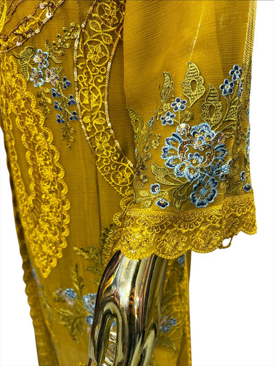 MD-2A Women's Chiffon Plazo Suit Set - Perfect for Partywear - Dress, Traditional (Copy)