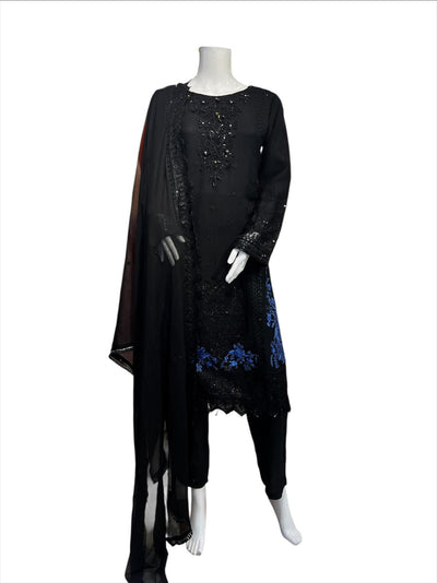 MD-2D Women's Chiffon Trouser Suit Set - Perfect for Partywear - Dress, Traditional (Copy)