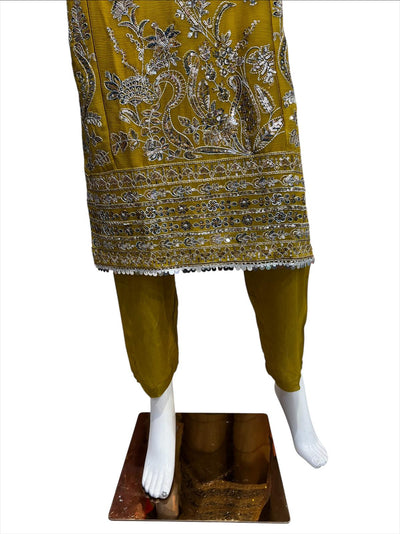 MD-2H Women's Chiffon Trouser Suit Set - Perfect for Partywear - Dress, Traditional