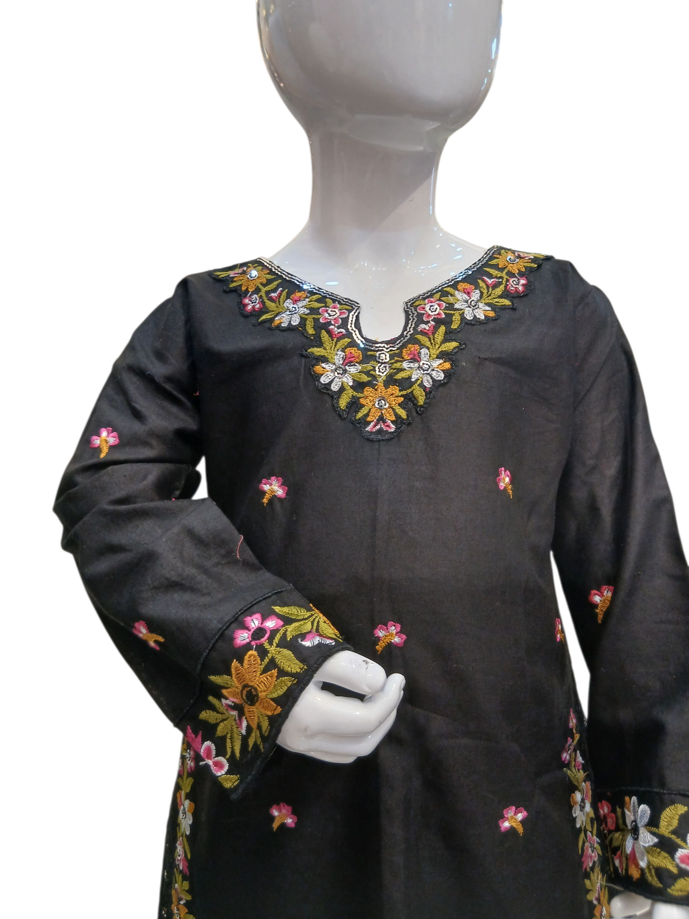 SF-1A Kidswear 3 piece suit cotton material with trousers