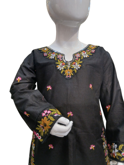 SF-1A Kidswear 3 piece suit cotton material with trousers
