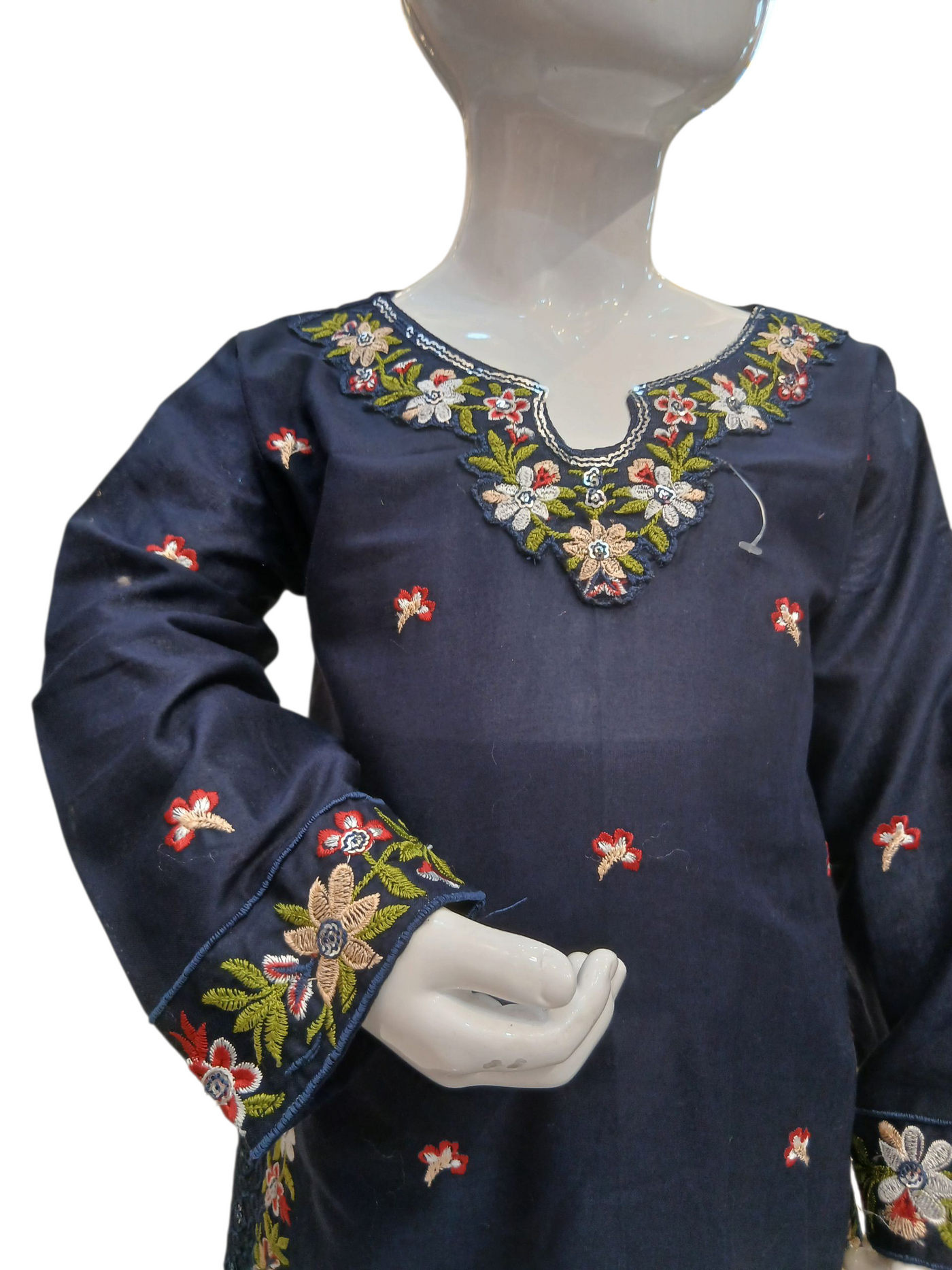 SF-1A Kidswear 3 piece suit cotton material with trousers