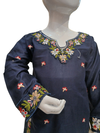 SF-1A Kidswear 3 piece suit cotton material with trousers