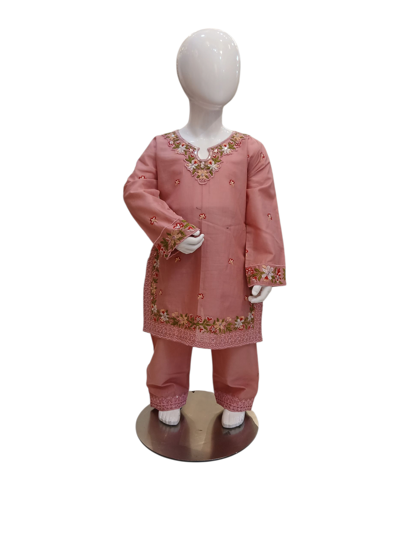 SF-1A Kidswear 3 piece suit cotton material with trousers
