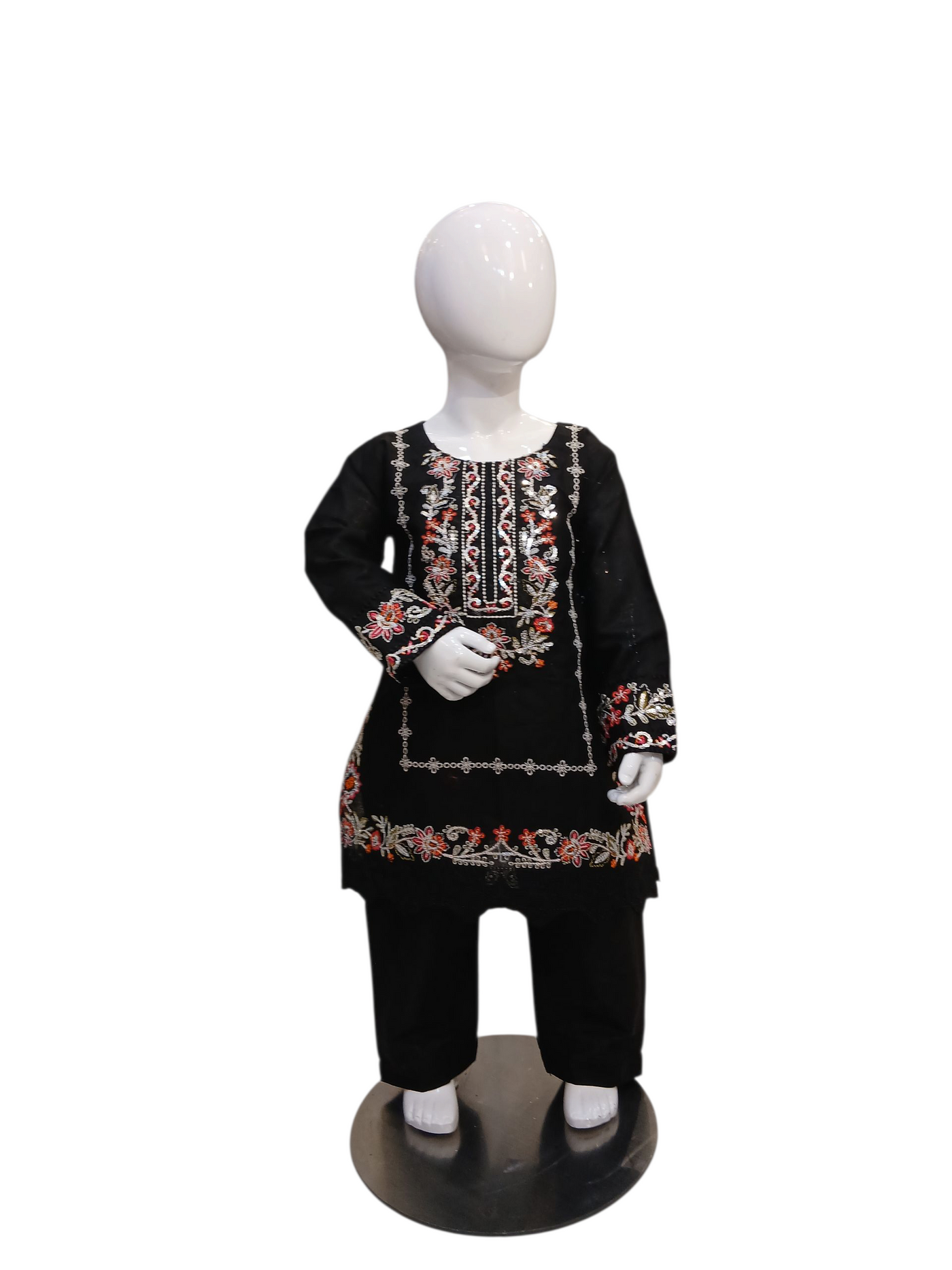 SF-1C Kidswear 3 piece suit cotton material with trousers