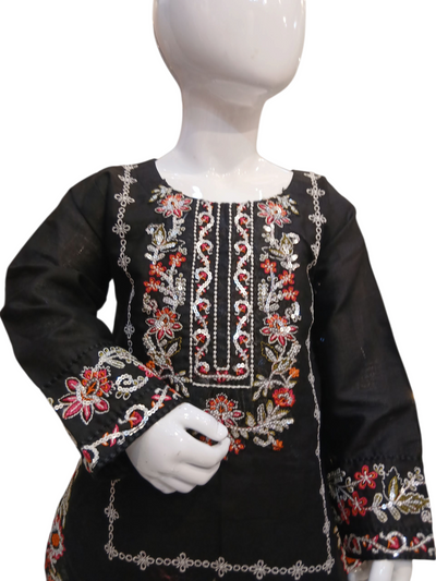 SF-1C Kidswear 3 piece suit cotton material with trousers