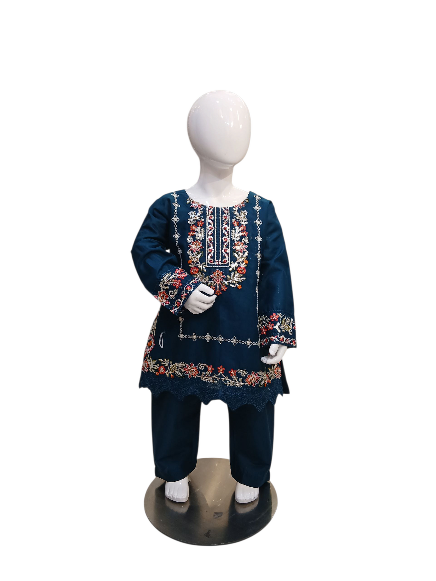 SF-1C Kidswear 3 piece suit cotton material with trousers