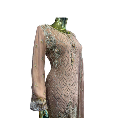 S-01 Party wear Sharara - Chiffon Material - Womenswear