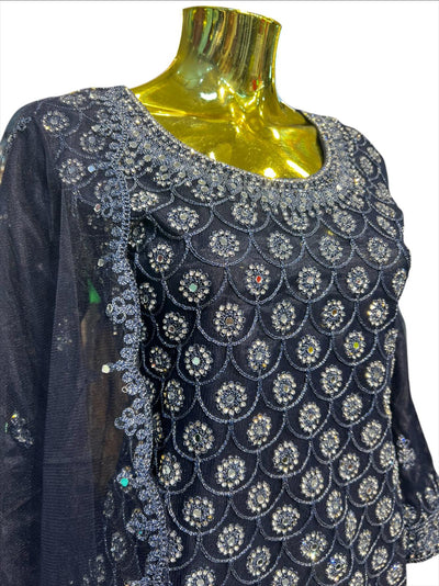 BI-01 Plazo 3 piece suit - Womenswear Partywear