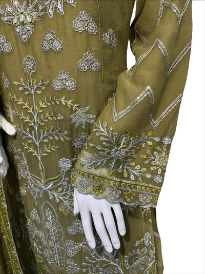 MD-2B Women's Chiffon Plazo Suit Set - Perfect for Partywear - Dress, Traditional (Copy) (Copy)