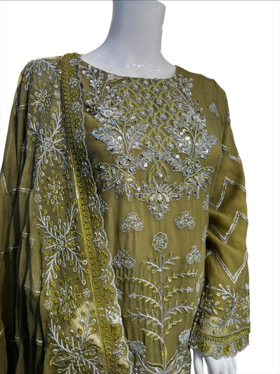 MD-2B Women's Chiffon Plazo Suit Set - Perfect for Partywear - Dress, Traditional (Copy) (Copy)