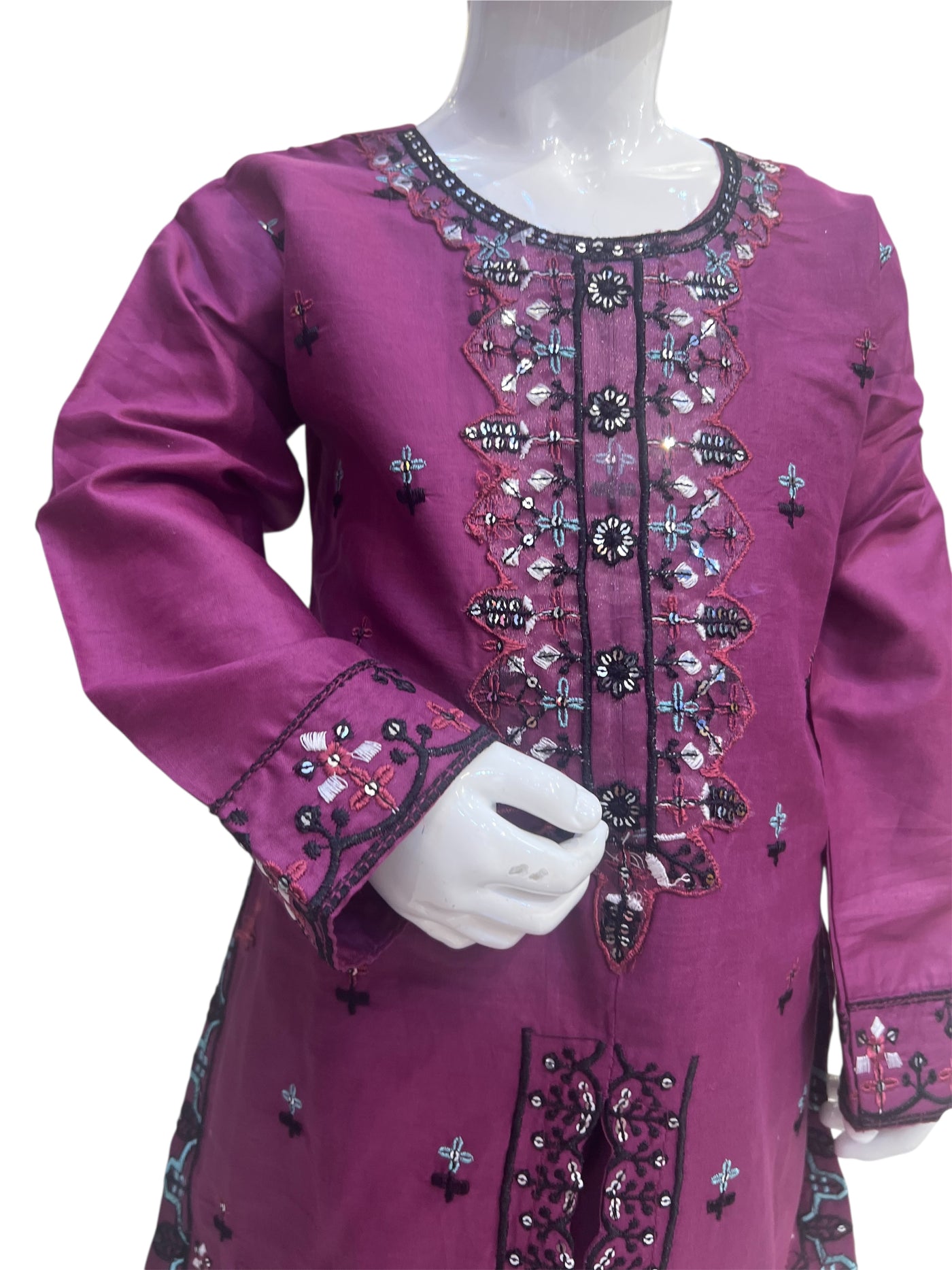 SF-1D Kidswear 3 piece suit cotton material with trousers