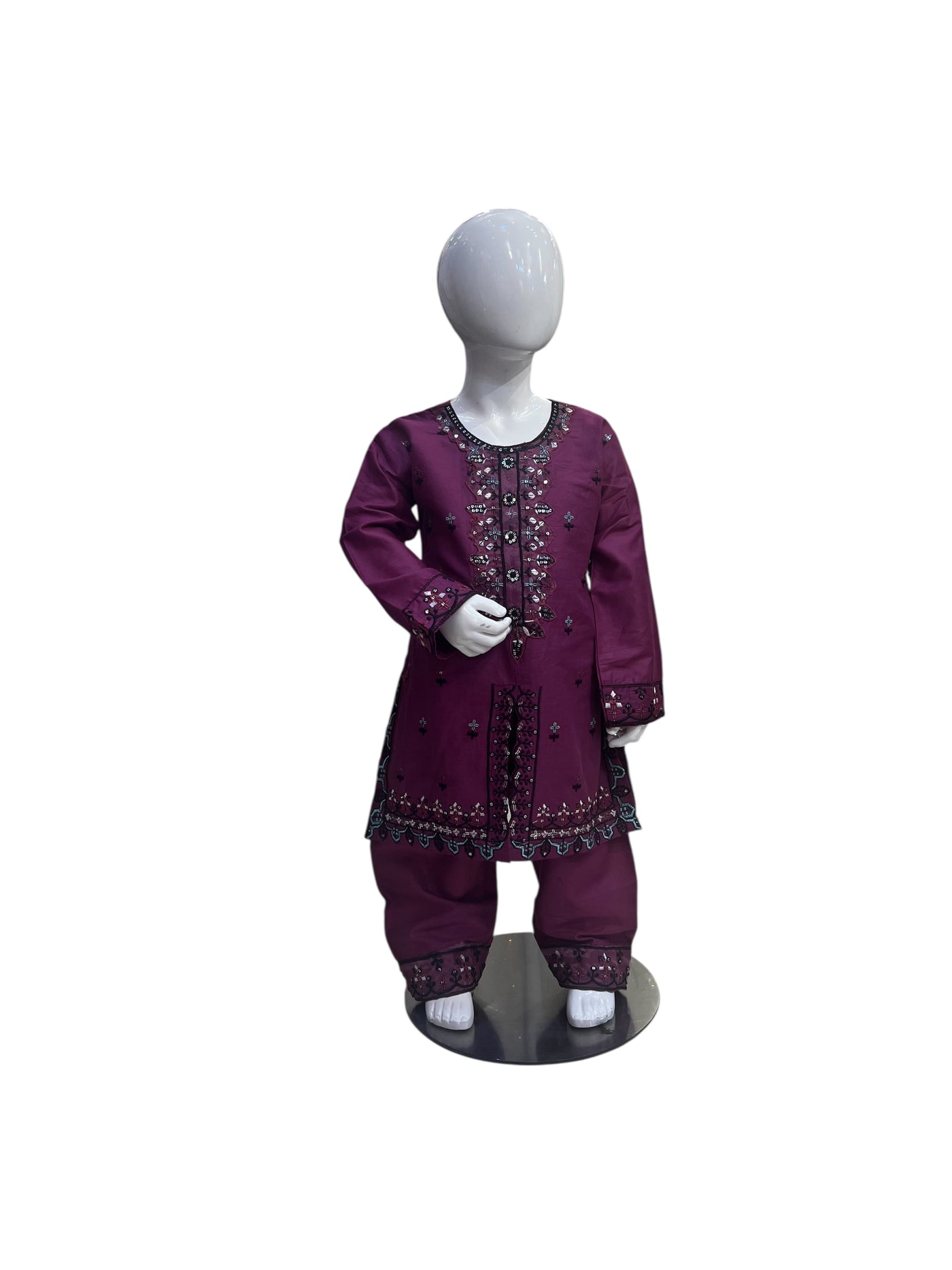 SF-1D Kidswear 3 piece suit cotton material with trousers