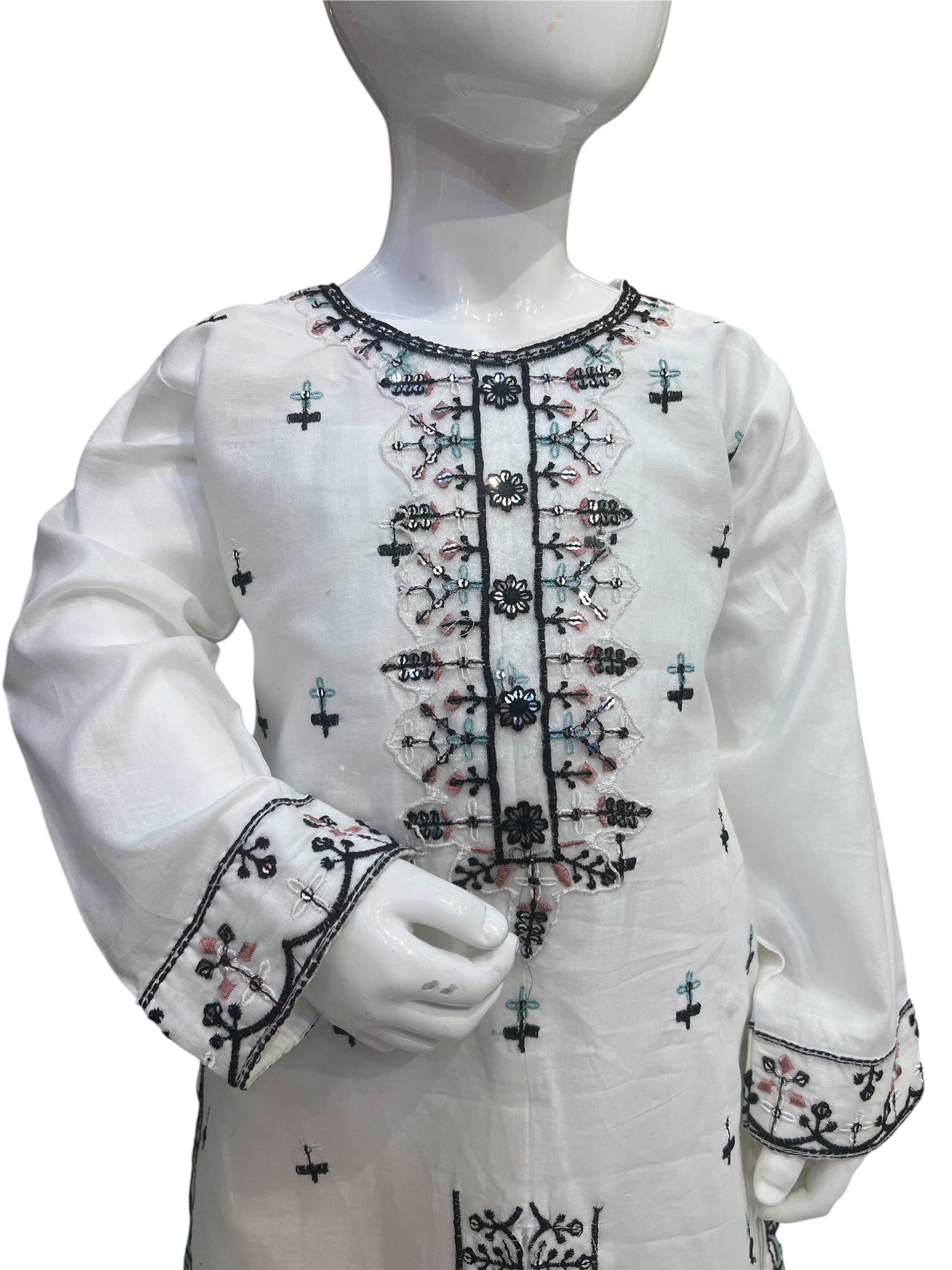 SF-1D Kidswear 3 piece suit cotton material with trousers